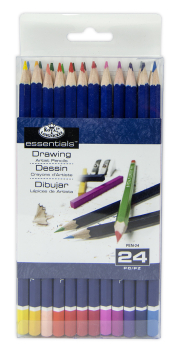 R&L 24PC COLOUR PENCIL SET PEN-24