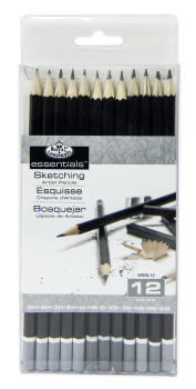 R&L 12 PC SKETCHING PENCILS SPEN-12