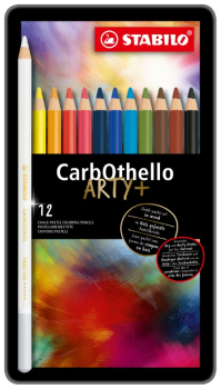 CARBOTHELLO PASTEL PENCILS - TIN OF 12 1412-6