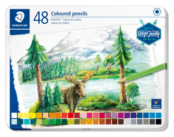 STAEDTLER COLOURED PENCIL TIN OF 48 ASS COLOURS 146CM48