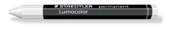 STAEDTLER LUMOCOLOR PERMANENT OMNIGRAPH CRAYON WHITE 236-0
