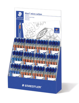 STAEDTLER MARS MICRO LEADS MIXED DISPLAY 144PCS 250 CA12