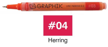 GRAPHIK LINE PAINTER 04 HERRING 2302213 by DERWENT