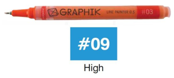 GRAPHIK LINE PAINTER 09 HIGH 2302218 by DERWENT