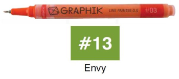 GRAPHIK LINE PAINTER 13 ENVY 2302222 by DERWENT