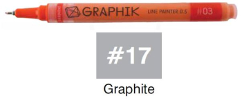 GRAPHIK LINE PAINTER 17 GRAPHITE 2302226 by DERWENT