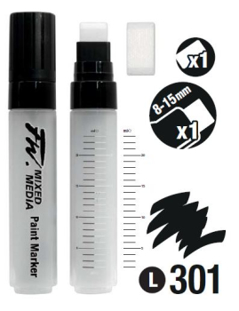 8-15mm LARGE FLAT 160320301 FW MARKER DALER ROWNEY