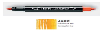 LYRA AQUA BRUSH DUO DP CHROME YELLOW 6520009