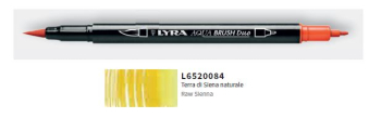 LYRA AQUA BRUSH DUO RAW SIENNA 6520084