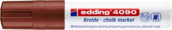 EDDING E-4090 CHALK MARKER BROWN 4-4090007