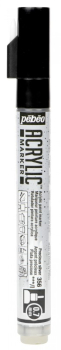 PEBEO ACRYLIC MARKER 0.7 TIP PRECIOUS SILVER 201356