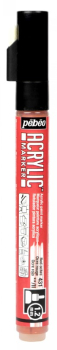 PEBEO ACRYLIC MARKER 1.2 TIP RED OCHRE 201431