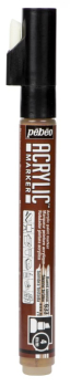 PEBEO ACRYLIC MARKER CHISEL TIP 4mm BURNT SIENNA 201633