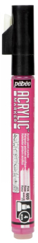PEBEO ACRYLIC MARKER CHISEL TIP 4mm PINK 201609