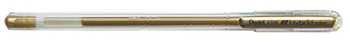 PENTEL HYBRID GEL GRIP PEN - GOLD K118-X