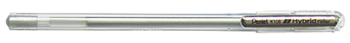 PENTEL HYBRID GEL GRIP PEN - SILVER K118-Z