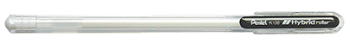PENTEL HYBRID GEL GRIP PEN - WHITE K118L-LW