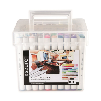 R&L AZURE MARKER 80PC RM-BAS80