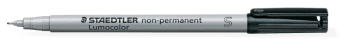 STAEDTLER LUMOCOLOR PEN S NON-PERMANENT BLACK 311-9