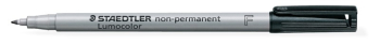 STAEDTLER LUMOCOLOR PEN F NON-PERMANENT BLACK 316-9