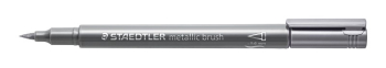 STAEDTLER METALLIC BRUSH PEN SILVER 8321-81