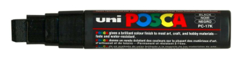 PC-17K BLACK POSCA CHISEL TIP EX BROAD 364224000