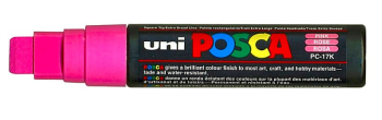 PC-17K PINK POSCA CHISEL TIP EX BROAD 364208000