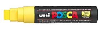 PC-17K YELLOW POSCA CHISEL TIP EX BROAD 364174000