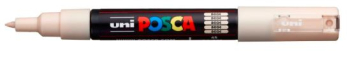 PC-1M BEIGE POSCA BULLET TIP EX FINE 167809000