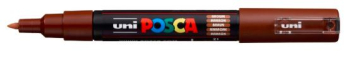 PC-1M BROWN POSCA BULLET TIP EX FINE 017889000