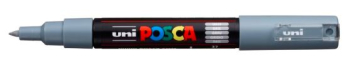 PC-1M GREY POSCA BULLET TIP EX FINE 167775000