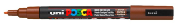 PC-3M BROWN POSCA BULLET TIP FINE 156612000