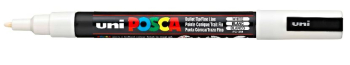PC-3M WHITE 4902778915912 POSCA FINE BULLET TIP