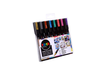 PC-5M 8 METALLIC 5012788006582 POSCA MEDIUM BULLET TIP PACK