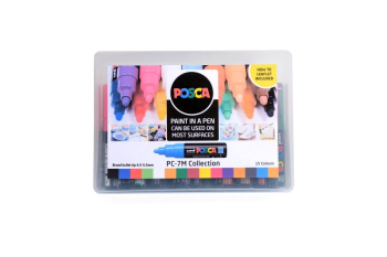 PC-7M ASSORTED COLLECTION POSCA 15 COLOURS