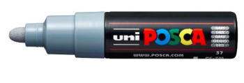PC-7M GREY 4902778228388 POSCA LARGE BULLET TIP