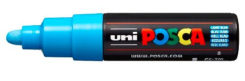 PC-7M LT BLUE 4902778228319 POSCA LARGE BULLET TIP