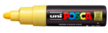 PC-7M YELLOW 4902778228265 POSCA LARGE BULLET TIP