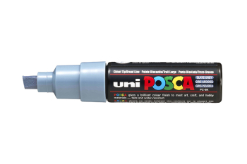 PC-8K GREY 4902778916582 POSCA BROAD CHISEL TIP