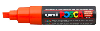 PC-8K ORANGE 4902778916537 POSCA BROAD CHISEL TIP