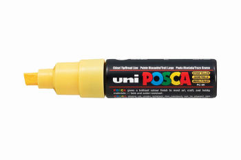 PC-8K STRAW YELL 4902778107522 POSCA BROAD CHISEL TIP