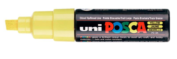 PC-8K YELLOW 4902778916506 POSCA BROAD CHISEL TIP