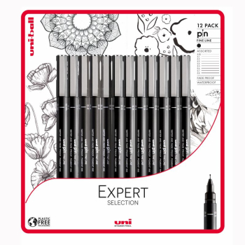 UNI PIN 12PC PLASTIC FREE PACK EXPERT SELECTION 238212803