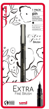 UNI PIN FINE LINE BLACK BRUSH EXTRA FINE 238212802