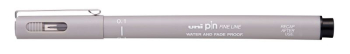 UNI PIN LIGHT GREY 0.1 FINE LINE 200(S) 4902778230763