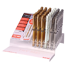 UM-153 SIGNO BROAD METALLIC & WHITE 36 DISPLAY UNI 153486126