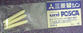 POSCA PCR-3 PC-3M REPLACEMENT TIPS UNI PACK 3 4902778189757