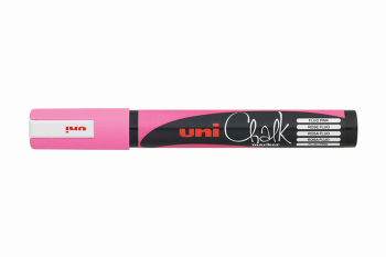 PWE-5M UNI CHALK FLUO PINK MED (B/W BOX) 4902778140055