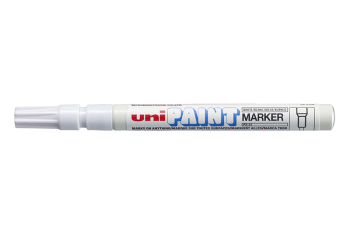PX-21 BULLET FINE WHITE PAINT MARKER UNI 4902778558607