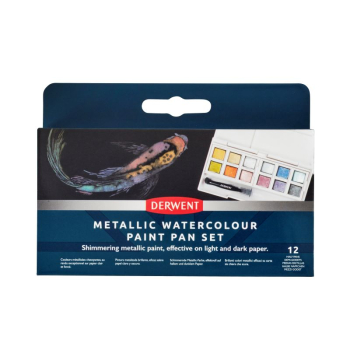 DERWENT METALLIC PAINT PAN PALETTE 2306246